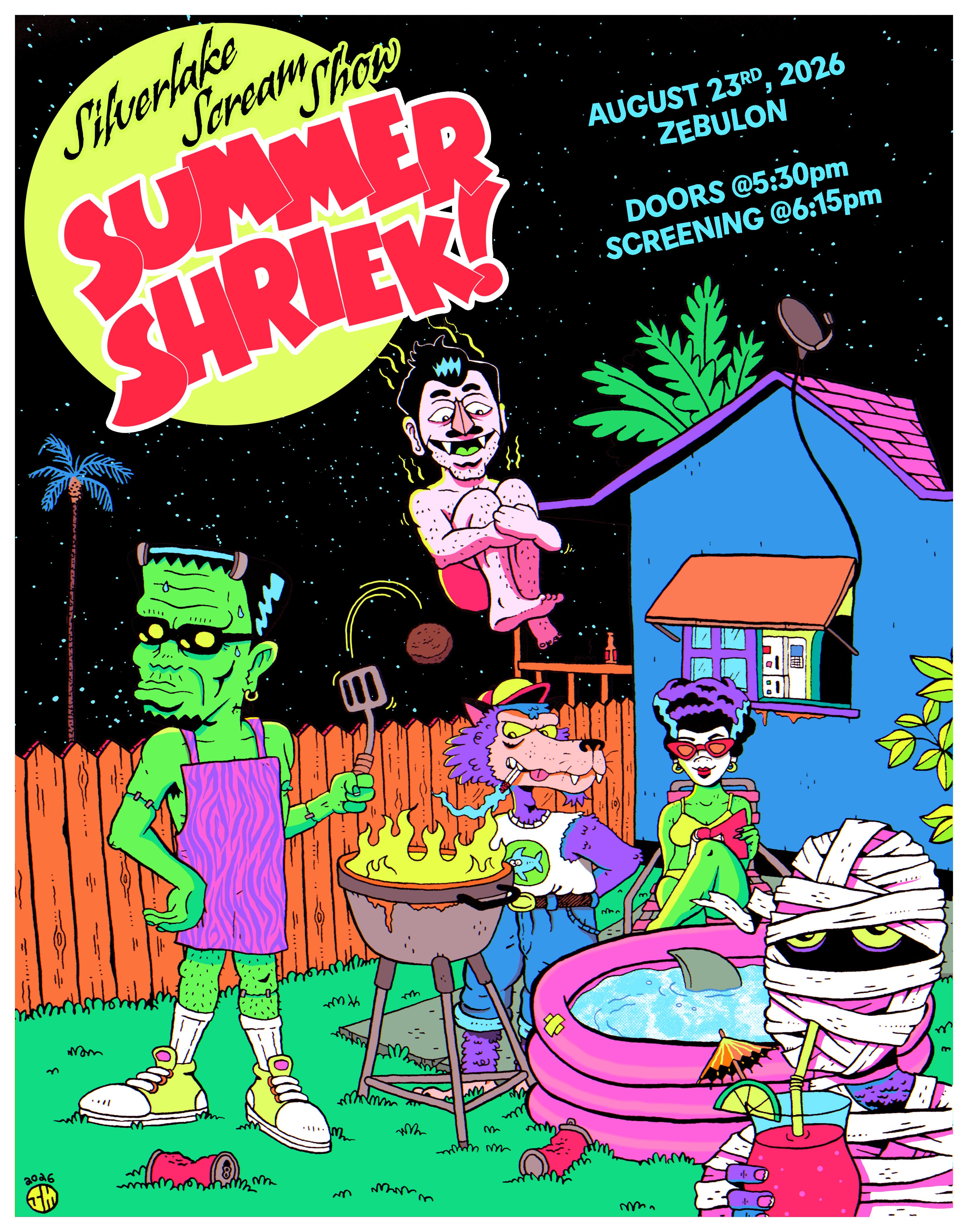 Silverlake Scream Show Presents: SUMMER SHRIEK logo